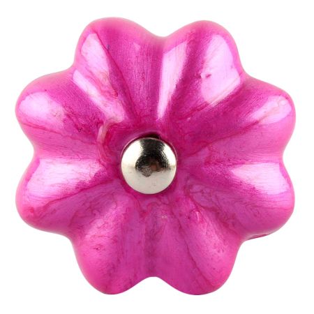 Solid Neon Pink Melon Ceramic Wine Stopper
